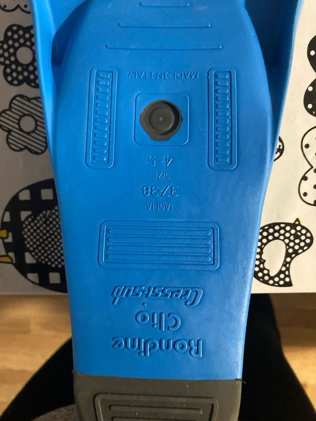 Aletas de buceo talla 37-38