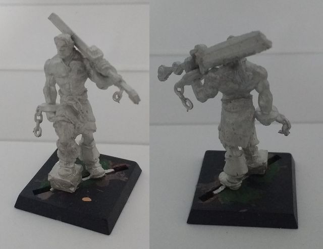 Eroe Barbaro Effigy Miniatures Warhammer Caos D&D
