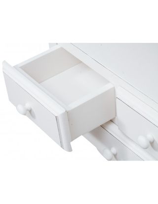 Comodino Country in legno massello di tiglio strut