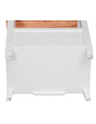 Comodino Country in legno massello di tiglio strut