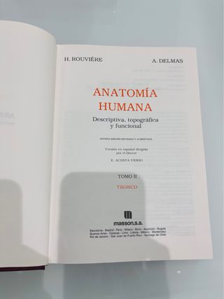 🎈 Libro de Anatomía TOMO 2: Tronco Solo envio🎈