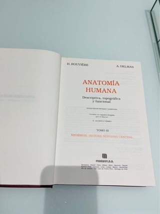 🎈Libro de Anatomía TOMO 3:Miembros.SNC.Solo envio🎈
