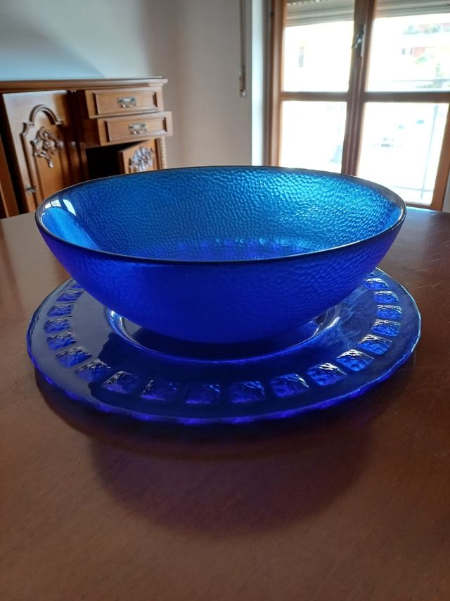 Coppa con piatto Murano