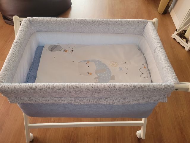 Minicuna UZTURRE con colchón y vestiduras