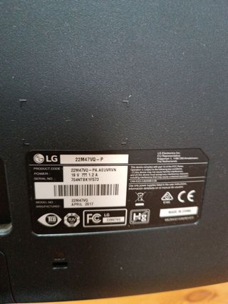 Monitor LG 22''