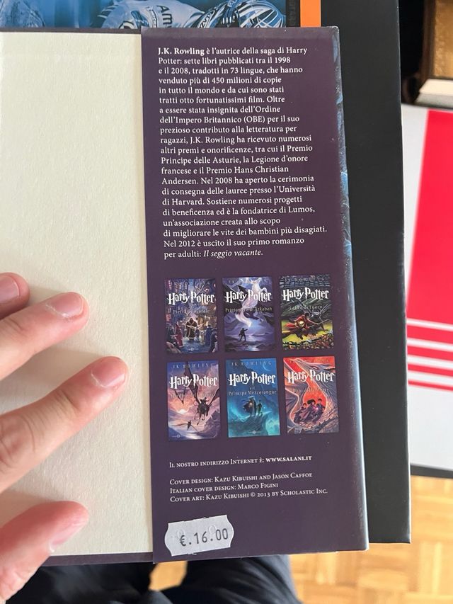 Libro "Harry Potter e la camera dei segreti "