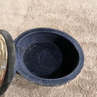 Scatolina velluto e argento. 