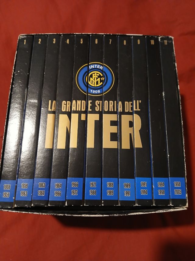 Box 10 DVD "la grande storia dell'Inter"