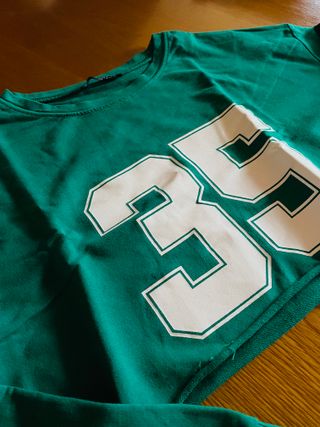 Sudadera crop top vintage