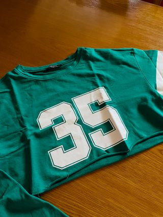 Sudadera crop top vintage