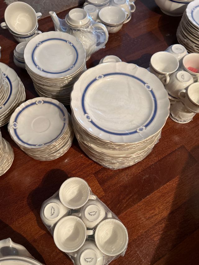 Vajilla porcelana San Claudio 160 piezas