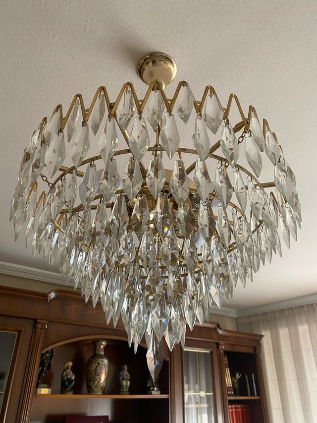 Lampada in cristallo di rocca