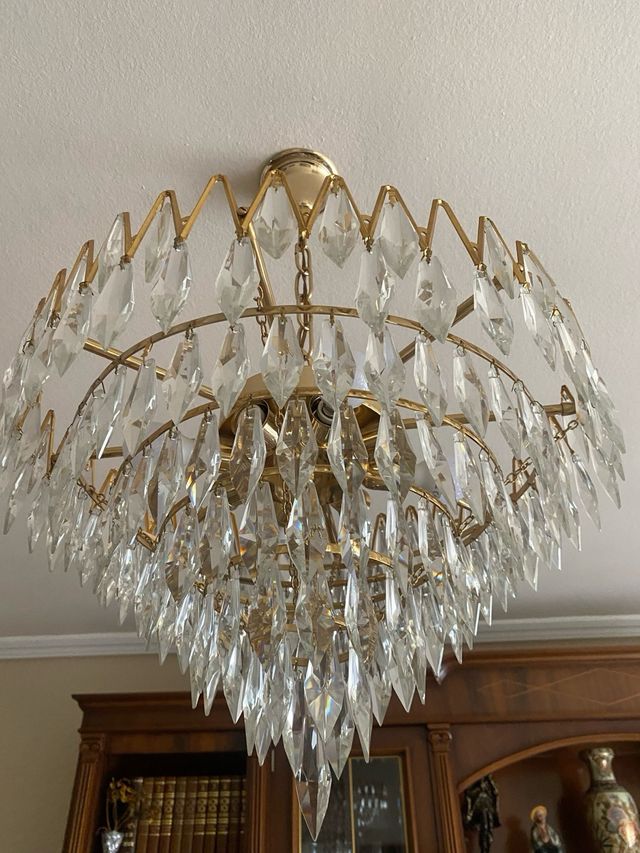 Lampada in cristallo di rocca