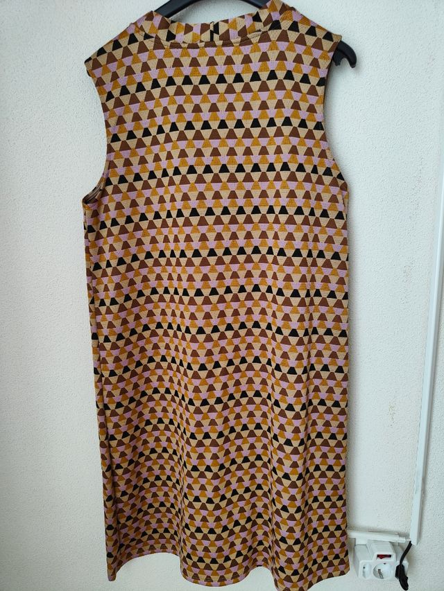 Chaleco largo estampado