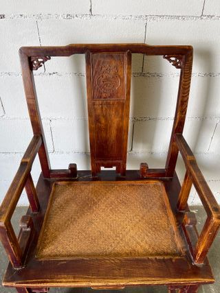 ✅sillon chino antiguo original