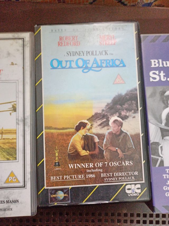 3 cintas UHS películas en ingles,obras maestras