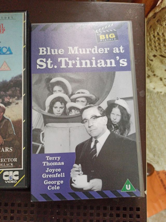 3 cintas UHS películas en ingles,obras maestras