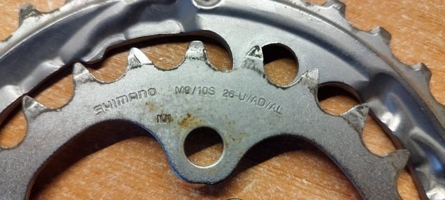 Platos Shimano Deore 26/36 10 velocidades