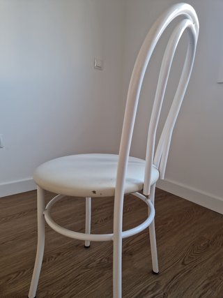 Silla cocina blanca