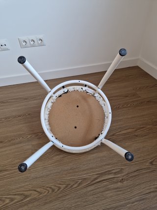Silla cocina blanca