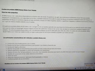 Coche de pedales evolutivo  Berg.