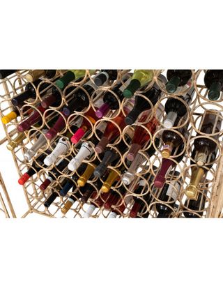 Mobile cantina in ferro battuto pieno finitura bia