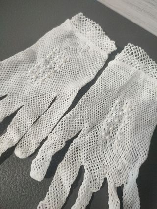 CORONA COMUNION + GUANTES