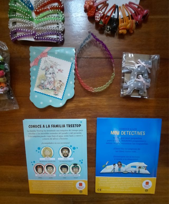 Lote de gomas pelo+libros