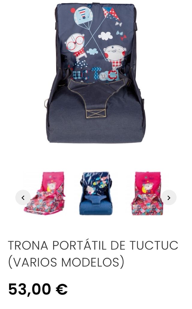 Trona portátil de viaje