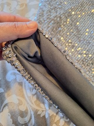 Top lentejuelas manga larga