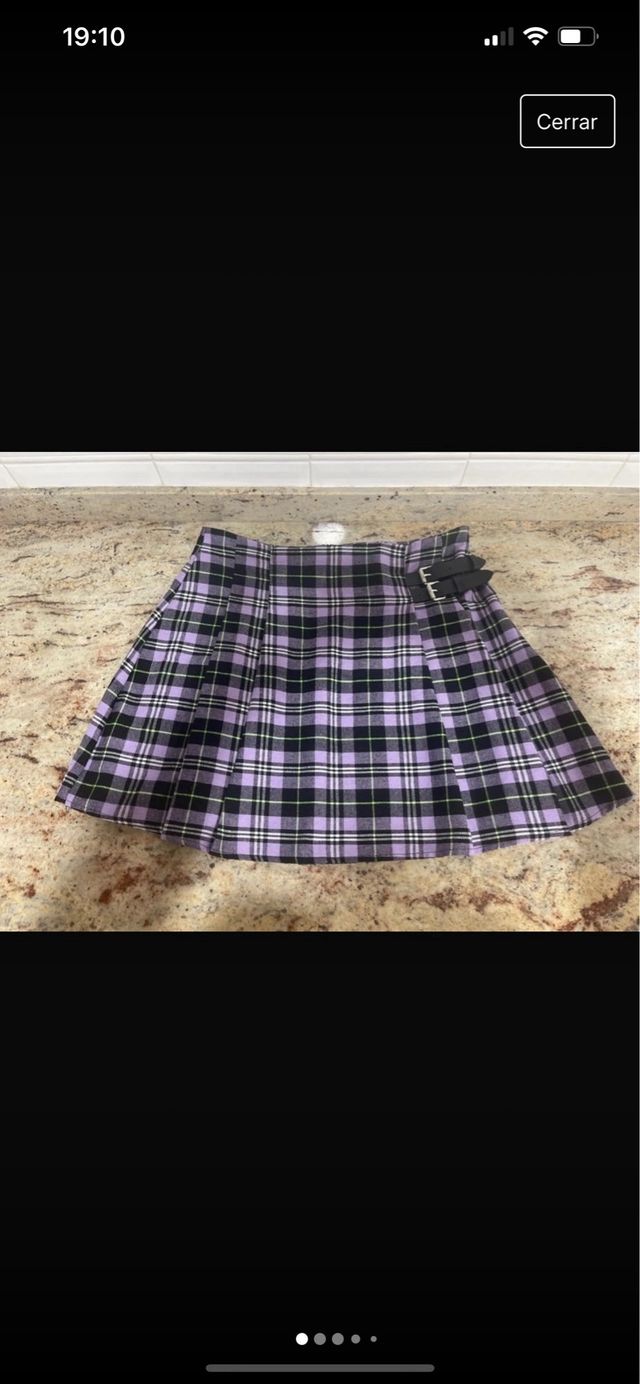 Falda a cuadros