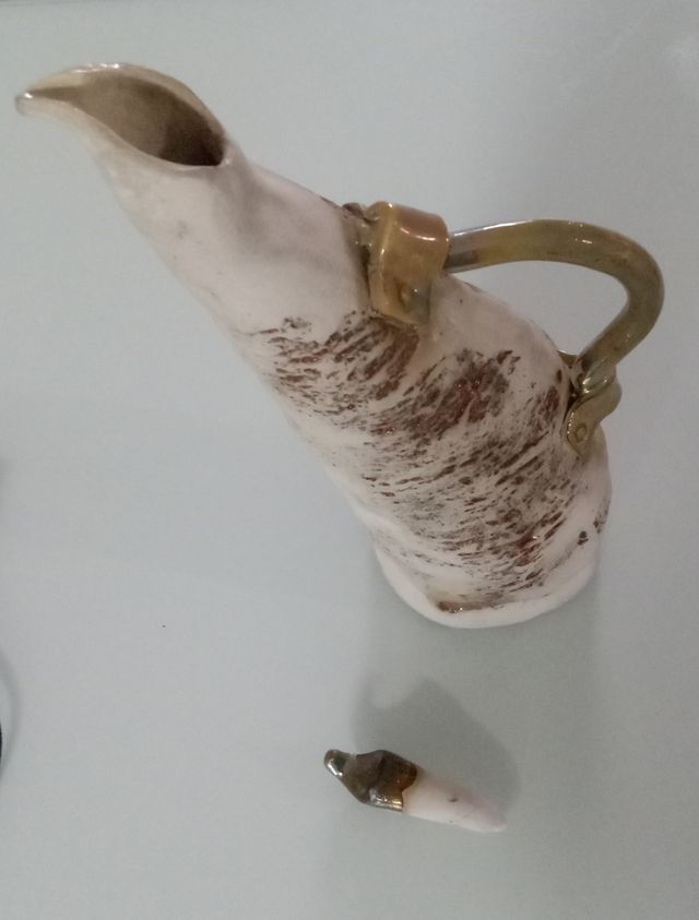 Jarrón decorativo artesanal