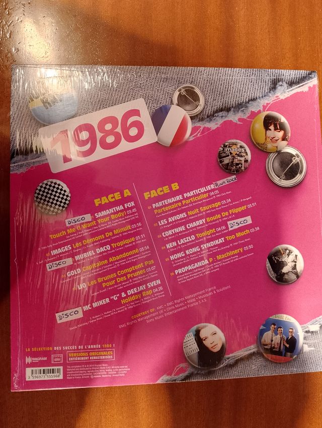 Vinilo mes annees 80