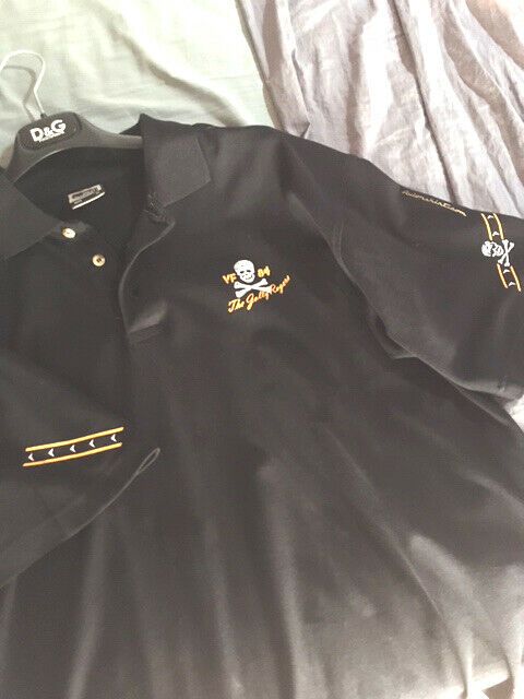 POLO JOLLY  ROGERS US AIR FORCES  NUOVA NEW