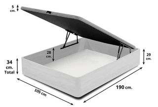 CANAPES DE TODAS LAS MEDIDAS SIN COLCHON