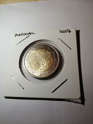 Moneda 2 euros Portugal 2007