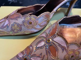 Zapatos salón lamé Gino Vaello 39 NUEVOS