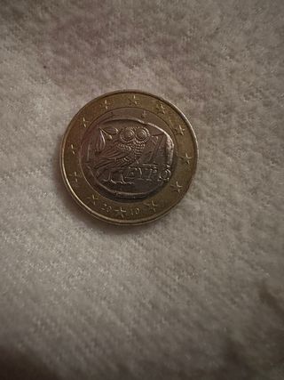 1 euro gufo moneta