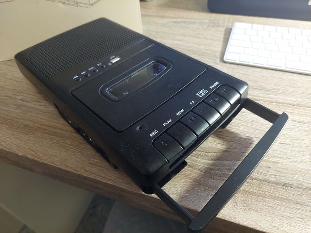 Grabadora casete portátil usb