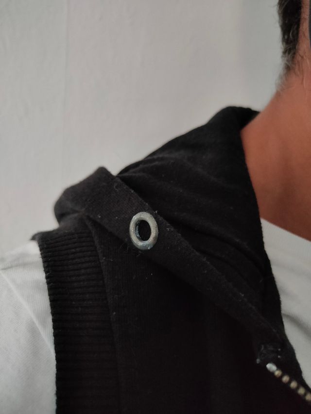 Sudadera sin mangas, capucha, Bershka