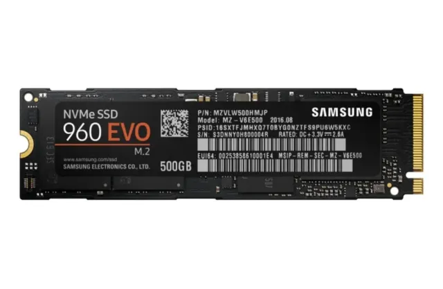 M.2 NVME 960 Evo 500 GB Samsung