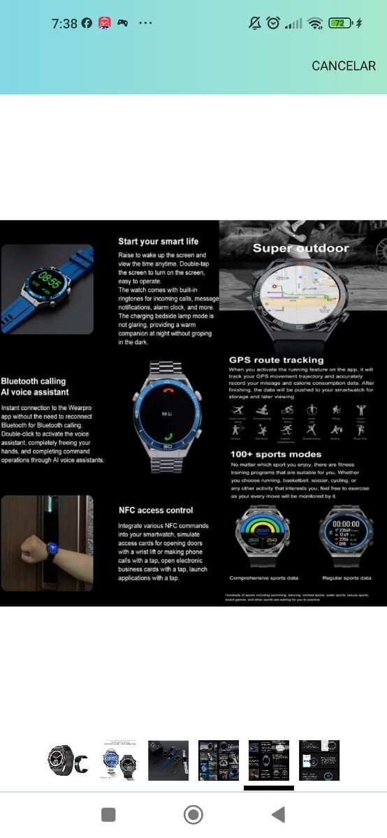 Reloj ultra mate pro