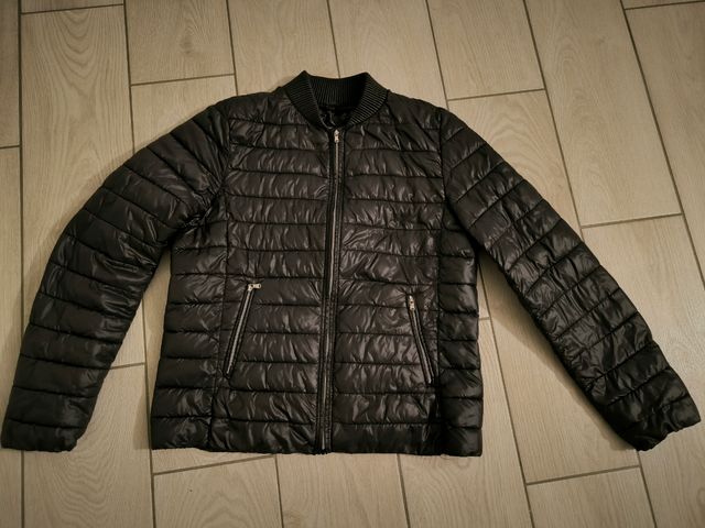 Piumino ultraleggero nero taglia L