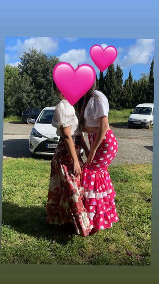 Falda rociera y blusa