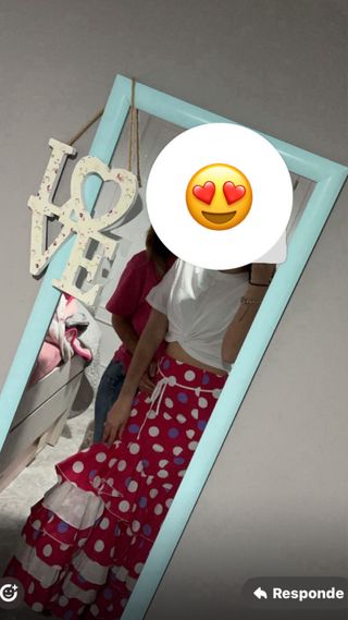 Falda rociera y blusa