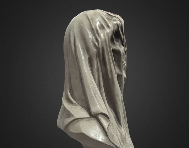 Busto novia cadaver impresión 3d