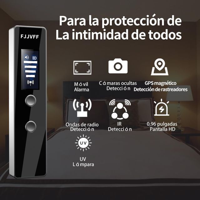 ESTRENAR! Detector cámaras, micros y GPSs inalámb.