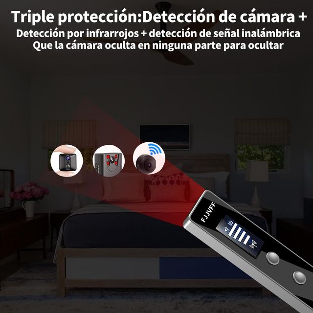 ESTRENAR! Detector cámaras, micros y GPSs inalámb.