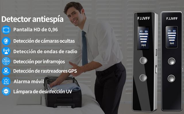 ESTRENAR! Detector cámaras, micros y GPSs inalámb.