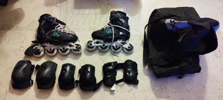 JUEGO DE PATINES CON ACCESORIOS